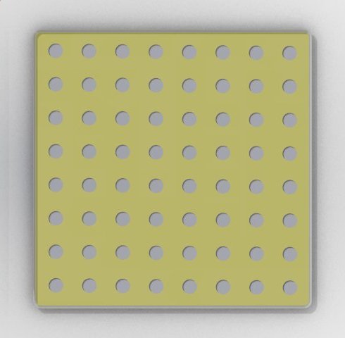 350 mm Bio-Assay Dish - Large Plate Zones - Latin Square